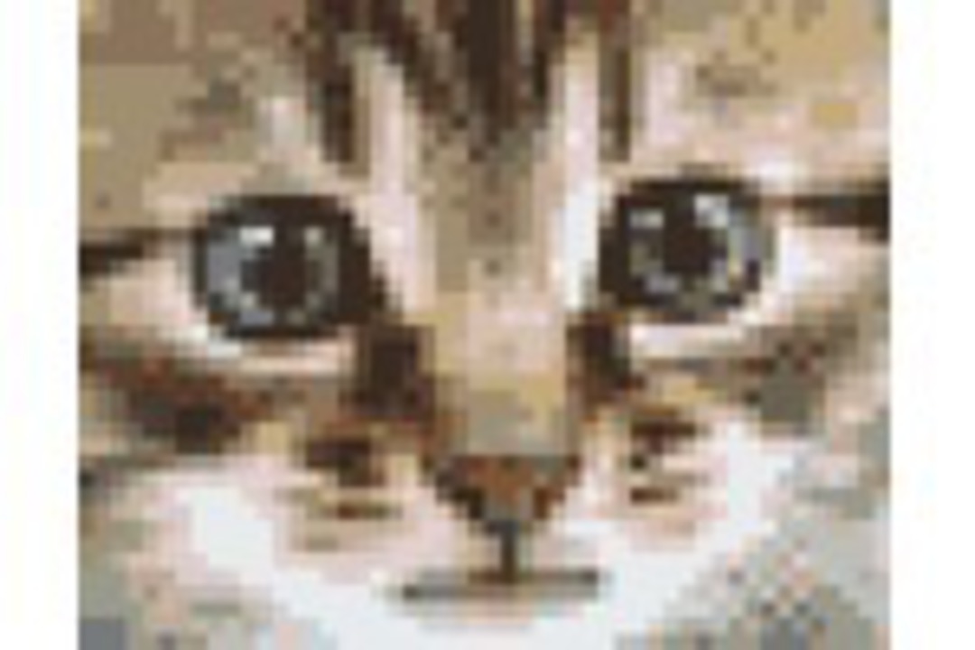 Tabby Cat One [1] Baseplate PixelHobby Mini-mosaic Art Kit image 0
